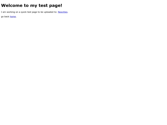 my-test screenshot