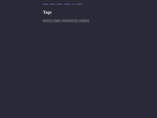 tags screenshot