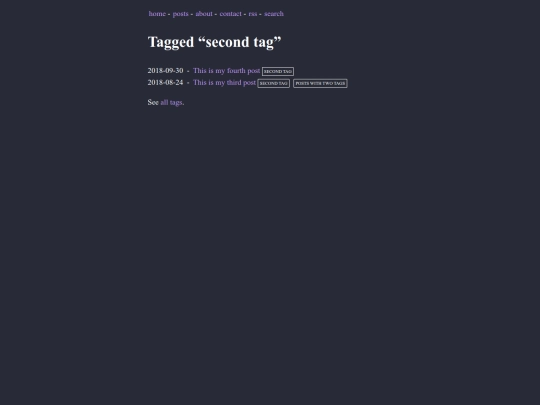 tags/second-tag screenshot