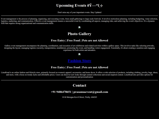 Event/event screenshot