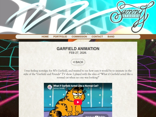 portfolio/animation/Garfield screenshot