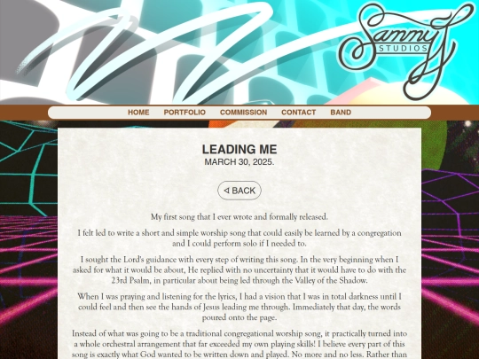 portfolio/music/LeadingMe screenshot