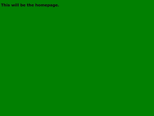 homepage screenshot