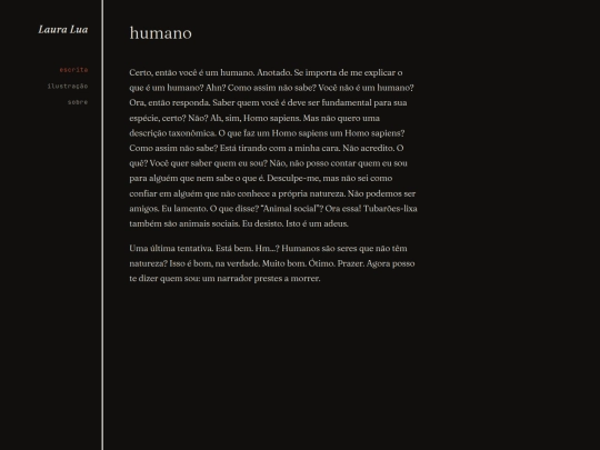 escrita/humano screenshot