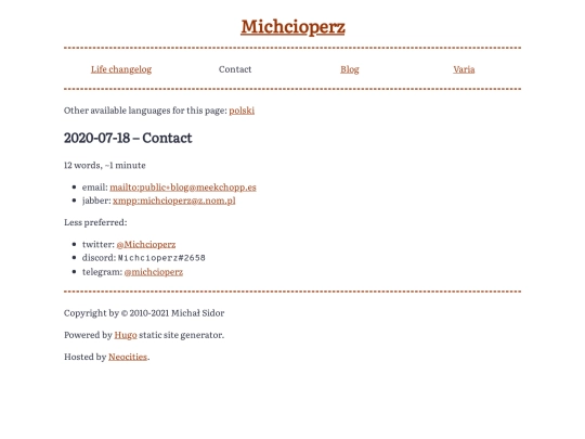 contact screenshot