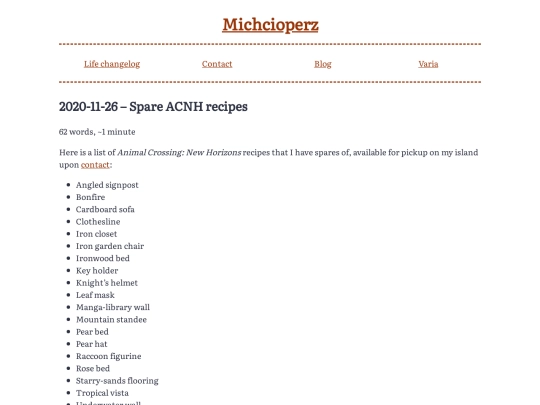 varia/spare-acnh-recipes screenshot