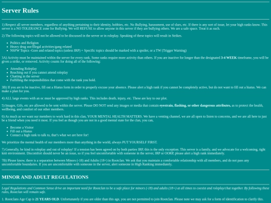 rules screenshot