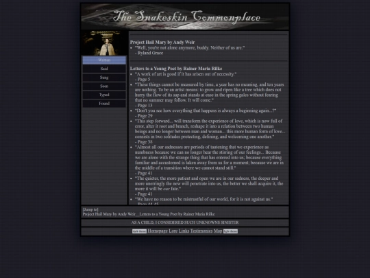 commonplace/written screenshot