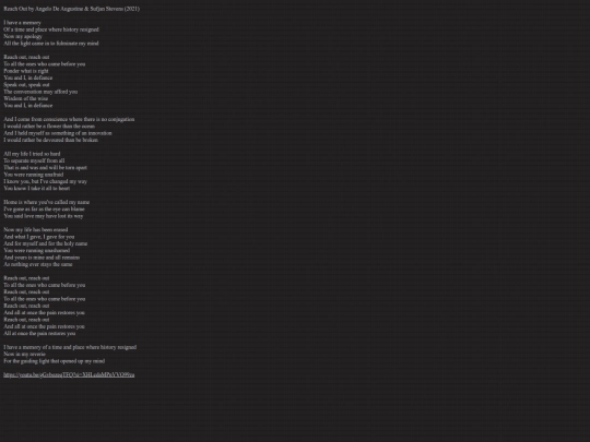 testimonies/reach_out screenshot