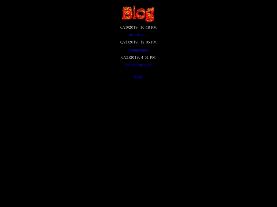 blog screenshot