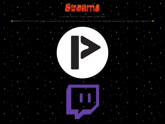 streams screenshot