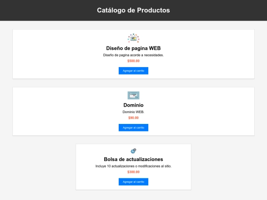 catalogo screenshot