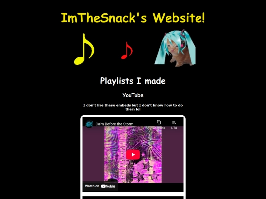 playlists screenshot