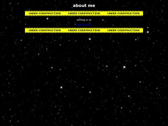 about-me screenshot