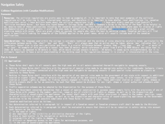 seamanship/colregs screenshot
