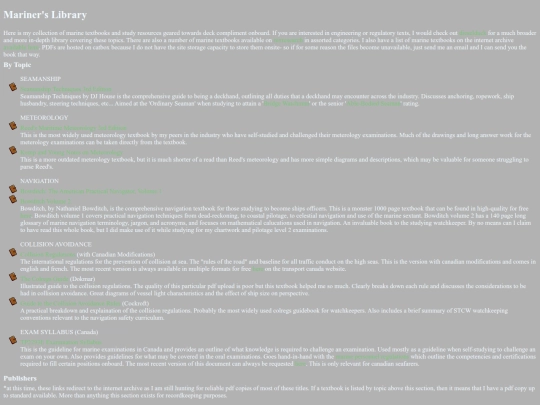 seamanship/harbourlibrary screenshot