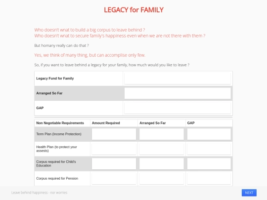 LEGACY screenshot