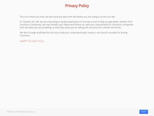 privacypolicy screenshot