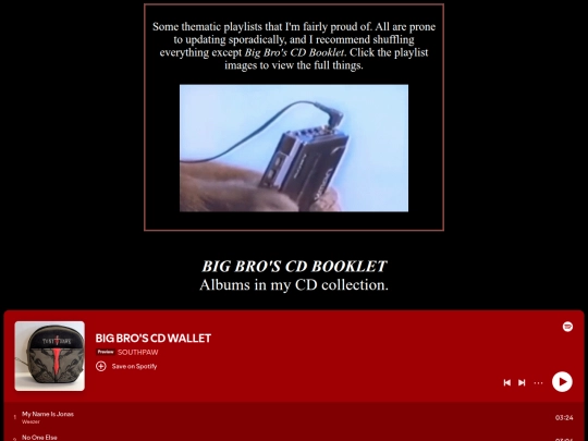 playlist screenshot