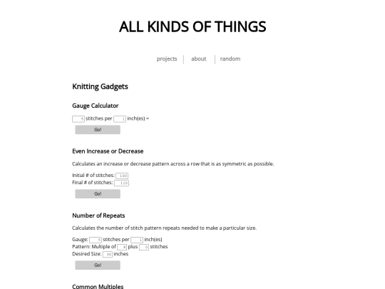 projects/gadgets screenshot