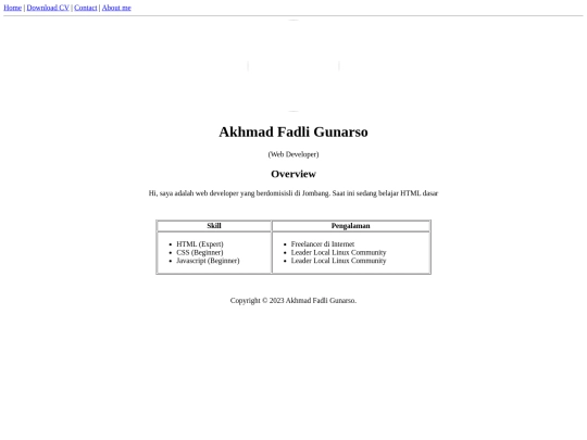 index screenshot