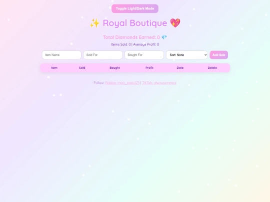 index screenshot