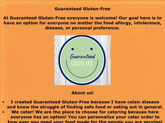 GuaranteedGluten-Free screenshot