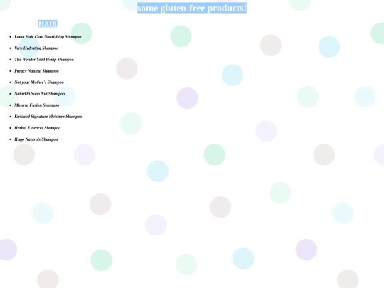 products screenshot