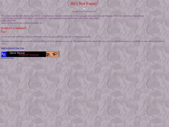 restored-webpages/seinfeld/jerry screenshot