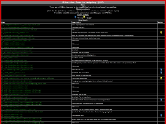 restored-webpages/sonicology-ips-archive-master/s1 screenshot