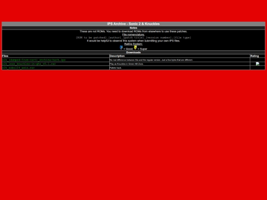 restored-webpages/sonicology-ips-archive-master/s2k screenshot