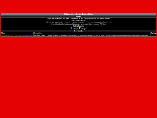 restored-webpages/sonicology-ips-archive-master/scomp screenshot