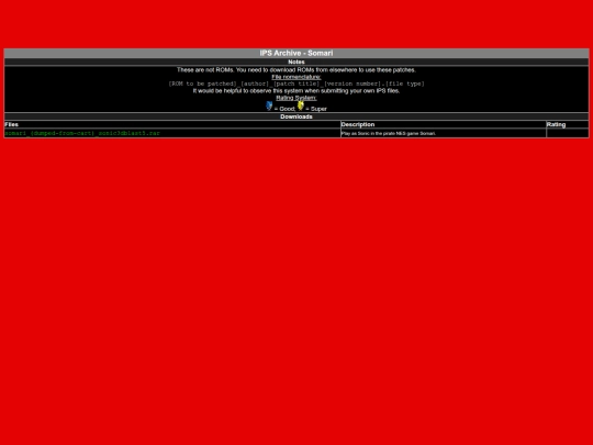 restored-webpages/sonicology-ips-archive-master/somari screenshot