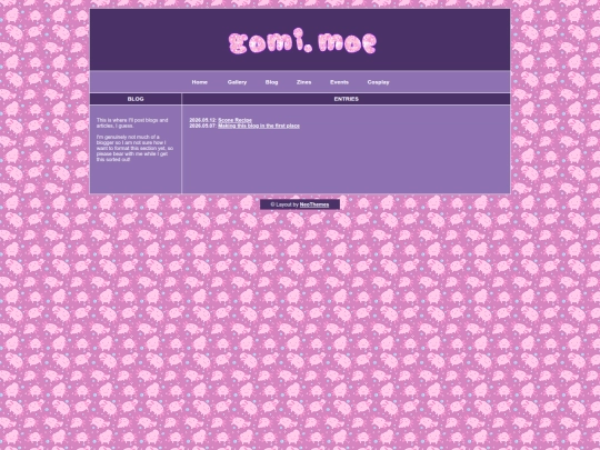 blog screenshot