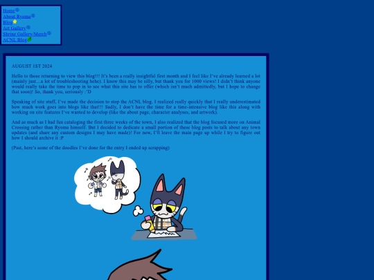 blog screenshot