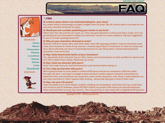faq screenshot