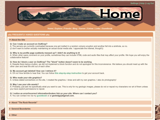 faq screenshot