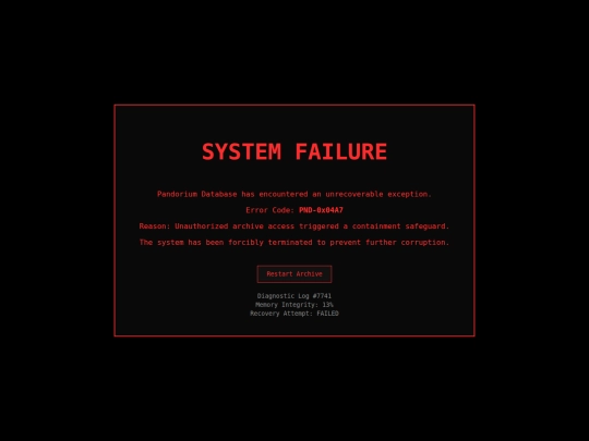 Crash screenshot