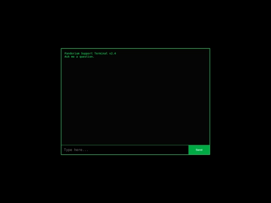 PANDChatbot screenshot