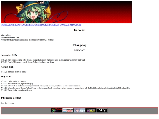 changelog screenshot