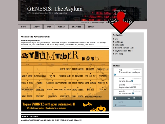 asylumtober2025 screenshot