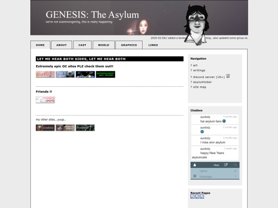 links screenshot