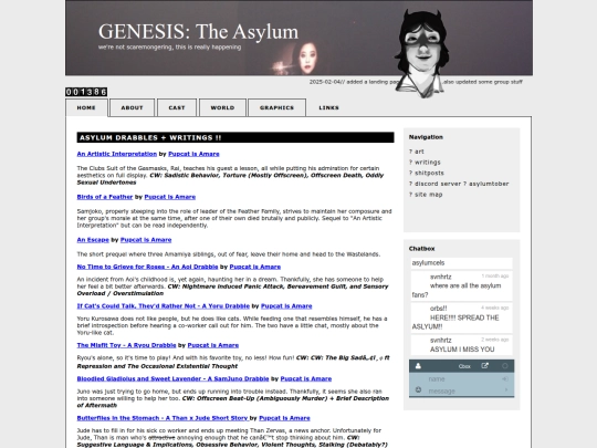 writings screenshot