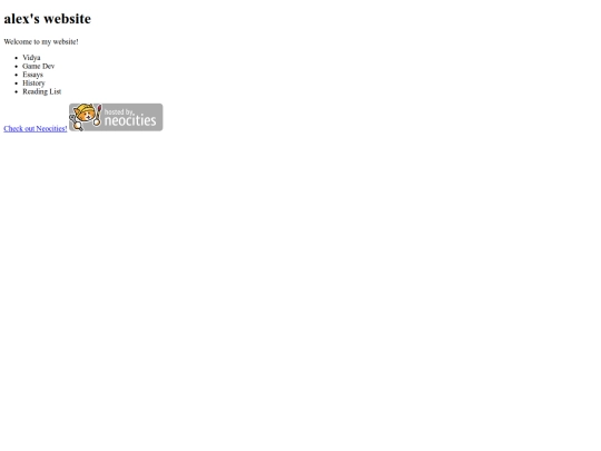 index screenshot