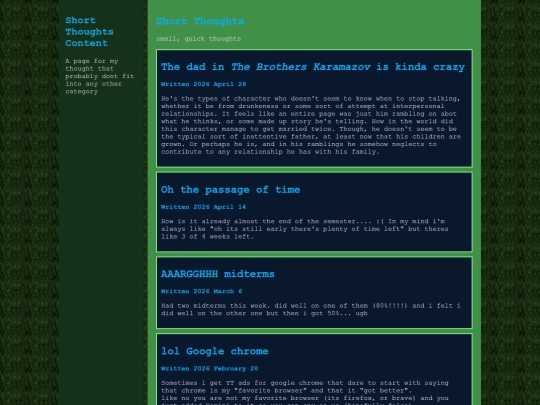 Thoughts/short-thoughts screenshot