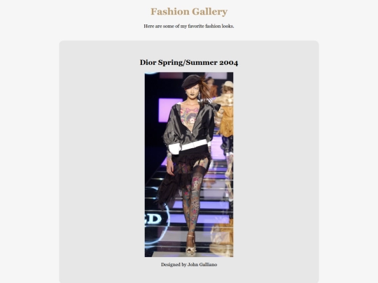 fashion screenshot