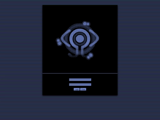 login screenshot