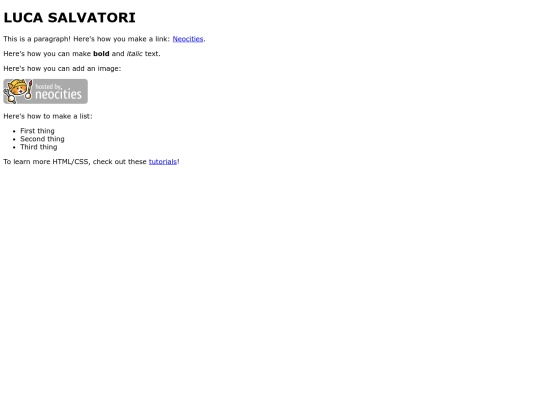 index screenshot