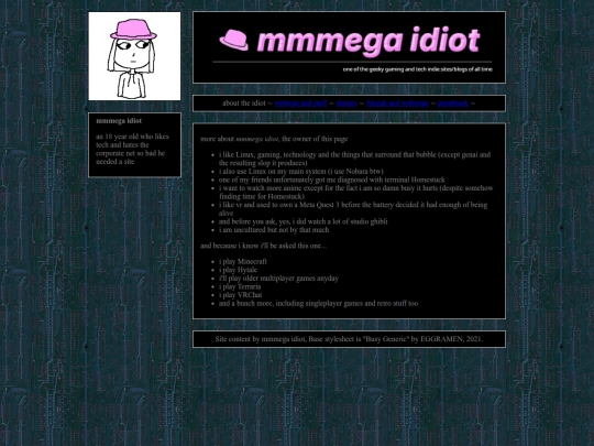 about_the_idiot screenshot