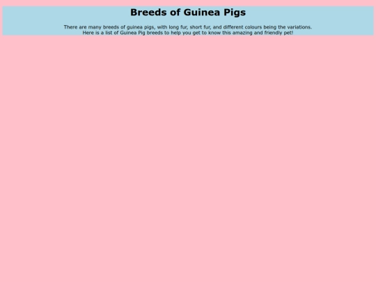 breeds screenshot